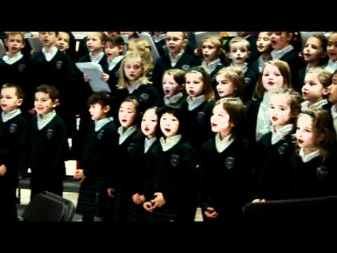 Queen of All Saints Elementary School Junior Choirs at Lougheed Mall Coquitlam (1)