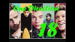 Video thumbnail of "18 - One Direction Lyrics"