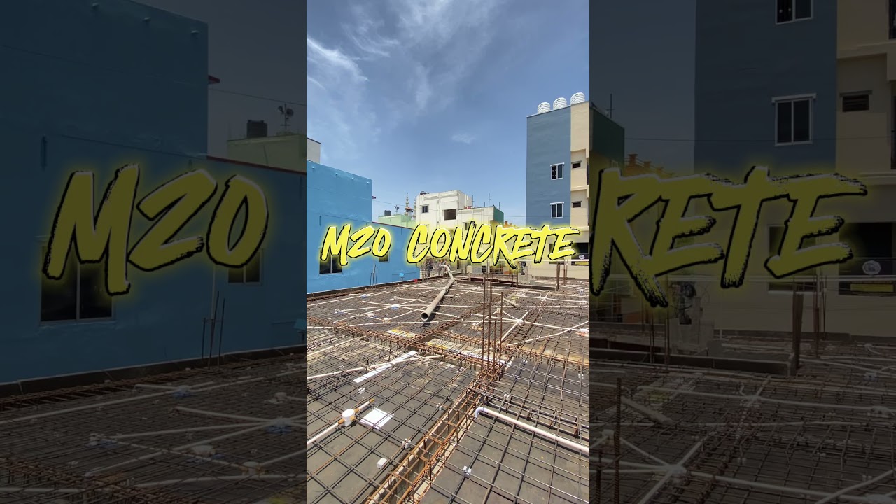 Ready mix concrete 30x41North facing house Roof concrete #malarkodiconstruction #interiour #chennai