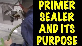 How To Spray Primer Sealer and It's Purpose