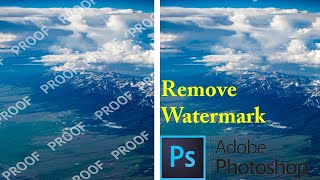 How to Remove Watermark (image) in Photoshop - Tamil - SuguRam