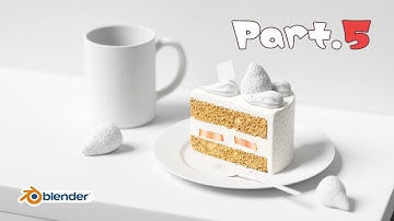 いちごのショートケーキ解説 Part5 ~マテリアル3~【Blender3.3】