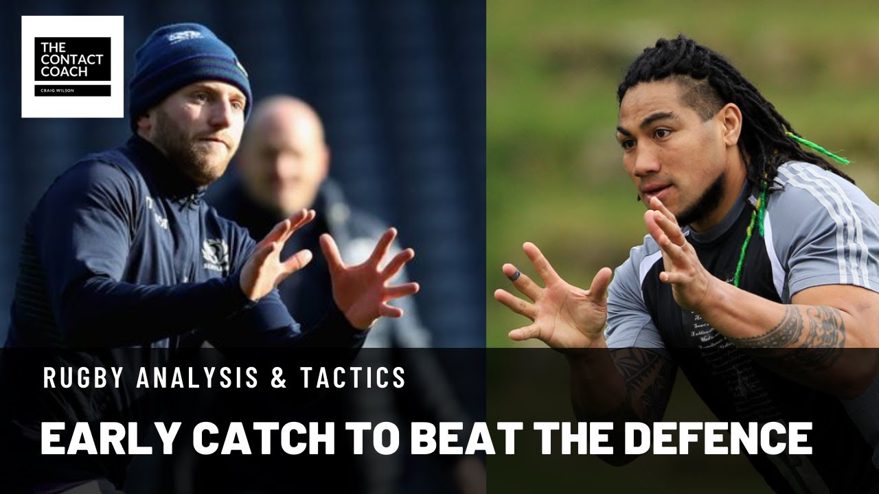 Rugby Coaching: Finn Russell Early Catch Technique Beats Defenders ...