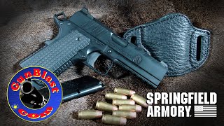 The NEW 1911 Black Emissary 4.25Inch 45 ACP SemiAuto Pistol from Springfield Armory® Gunblast.com