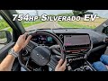 Driving the 2024 chevrolet silverado ev rst first edition  440 mile range king pov review