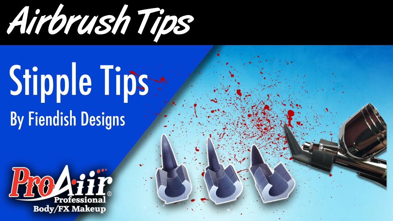 Airbrush Splattering Tool - Stipple Tips 