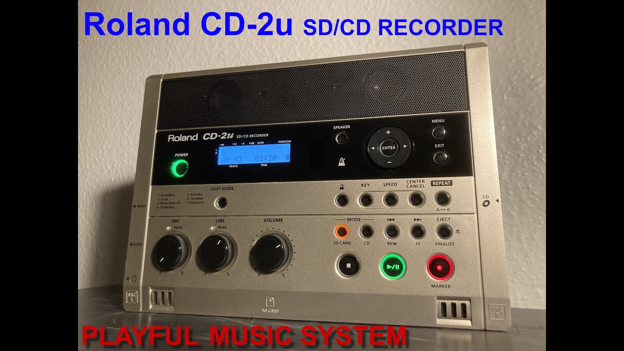 CD-2i SD/CD Recorder Overview - YouTube