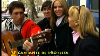 Video voorbeeld van "Cantante de Protesta con Maria Fernanda Villar - Videomatch 1997"