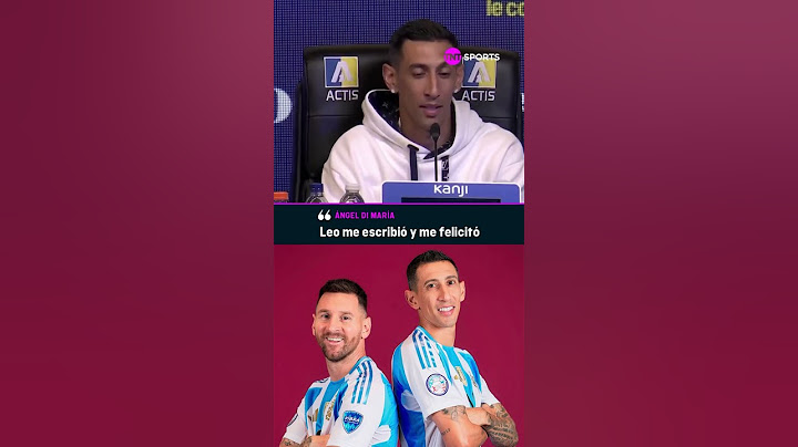 Ángel Di María contó los detalles de su charla íntima con Leo Messi