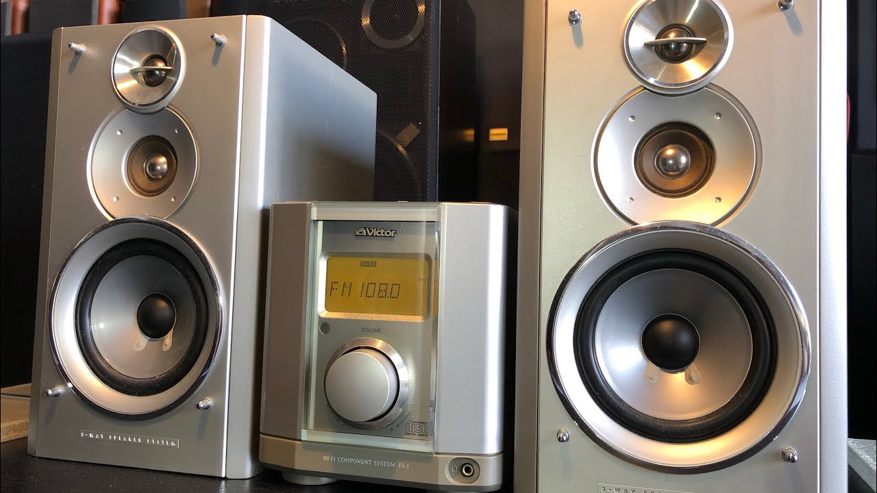 Victor Hi-Fi Component System Micro COMPONENT Vintage SYSTEM Cd⁄fm