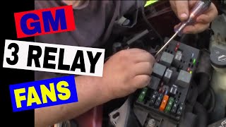 GM 3 Relay Low/High Cooling Fan Explanation/Diagnosis/Testing - Chevy Venture