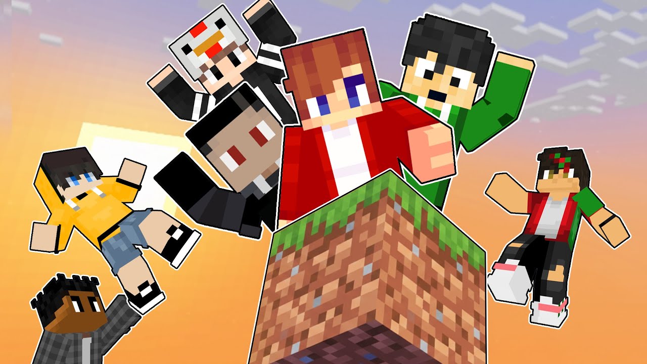 We Survived 100 DAYS on ONE BLOCK in Minecraft!