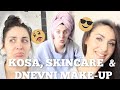 DNEVNA TRANSFORMACIJA 😮 kosa I skincare I make-up