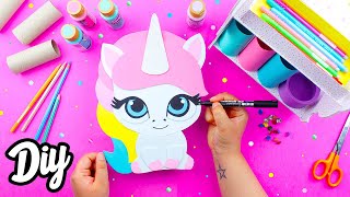 DIY UNICORNIO! SUPER ORGANIZADOR FACILÍSIMO! RECICLAJE CREATIVO - Mery