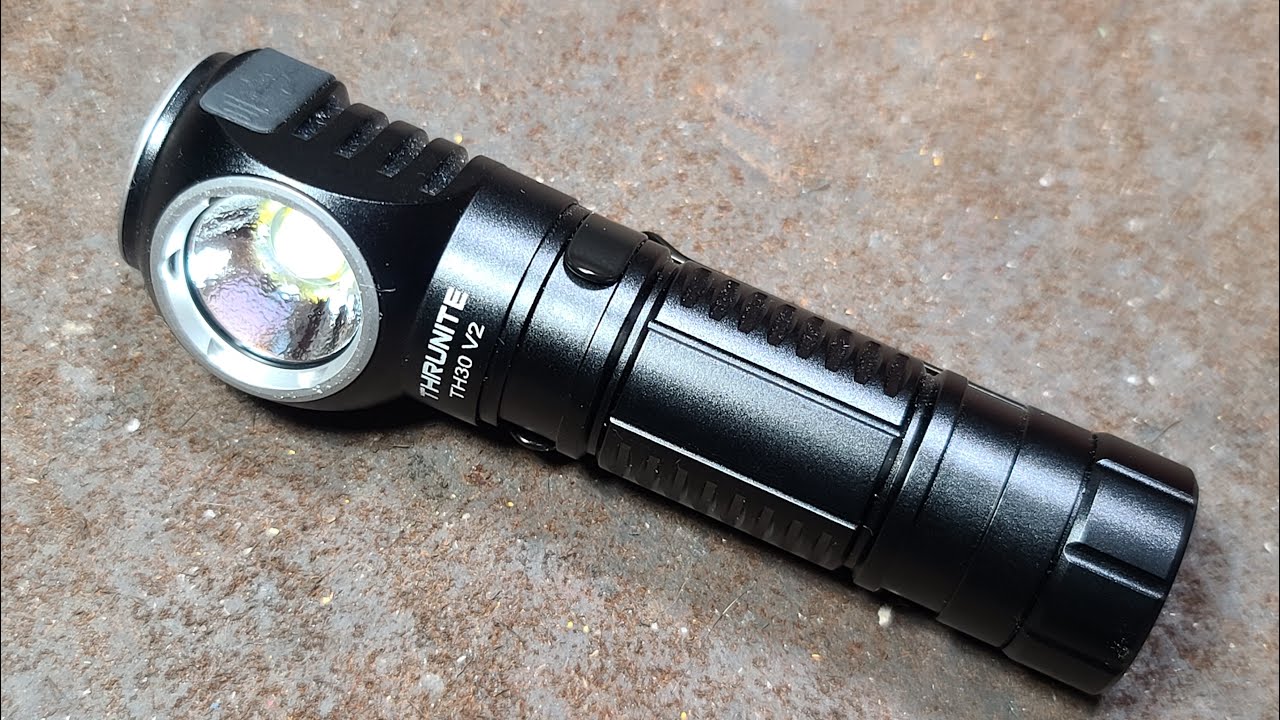 ThruNite TH30 V2 Right Angle Flashlight Review - YouTube