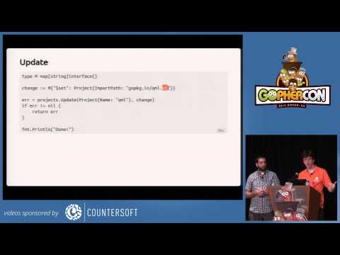 GopherCon 2014 Painless Data Storage with MongoDB and Go by Gustavo Niemeyer and Steve Francia
