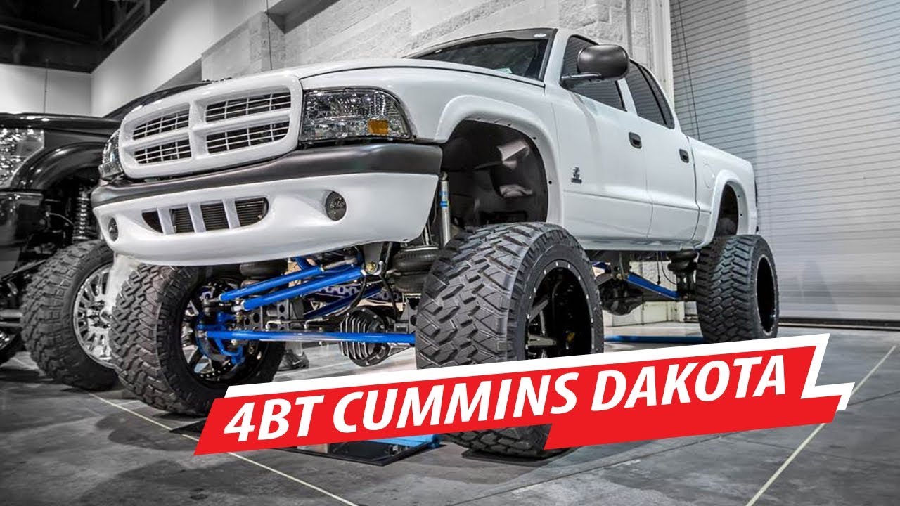 Solid Axle Dodge Dakota With A 4bt Engine Conversion Youtube