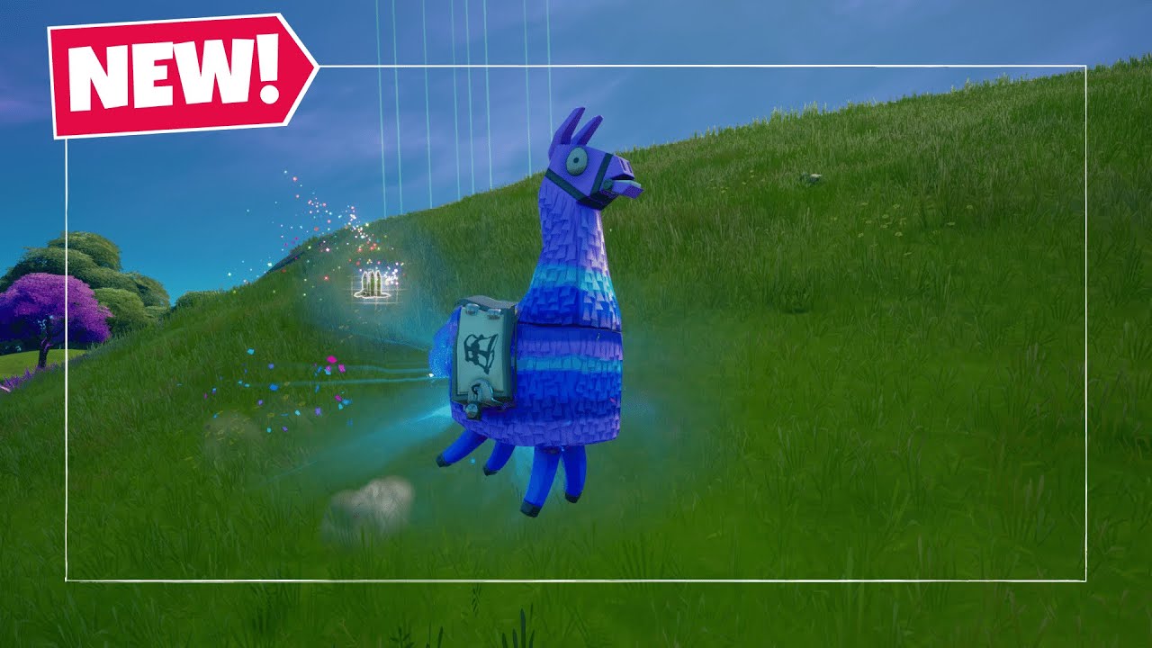 Fortnite NEW Loot Llama in Chapter 2 Season 7! (Walking Llama