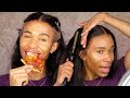 WIG INSTALL + SET UP BY WEEDMAN (storytime) + FROZEN PIZZA MUKBANG | Alfred Lewis lll