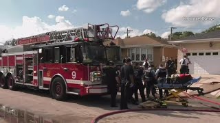 Chicago firefighter recovering after battling housefire on Northwest Side