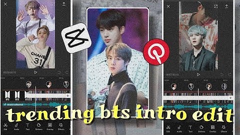 ✧˚BTS trending intro tutorial — Capcut  #trending#trendingedittutorial