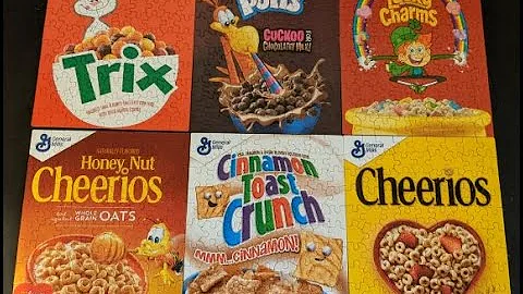 Mini Cereal Boxes Puzzles Time Lapse