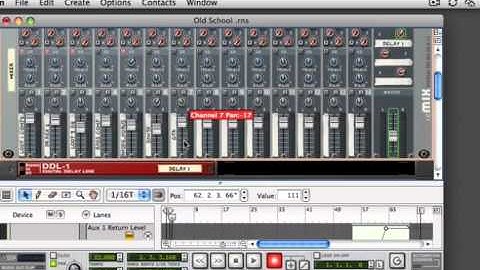 Mixer  automation in Reason Part 2