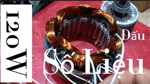điện cơ online.Số Liệu Quạt hơi Nước 120W Đấu Và Ra Dây