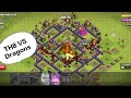 Town Hall 8 vs Dragons 🐉🔥 | Insane 3 Star |✨