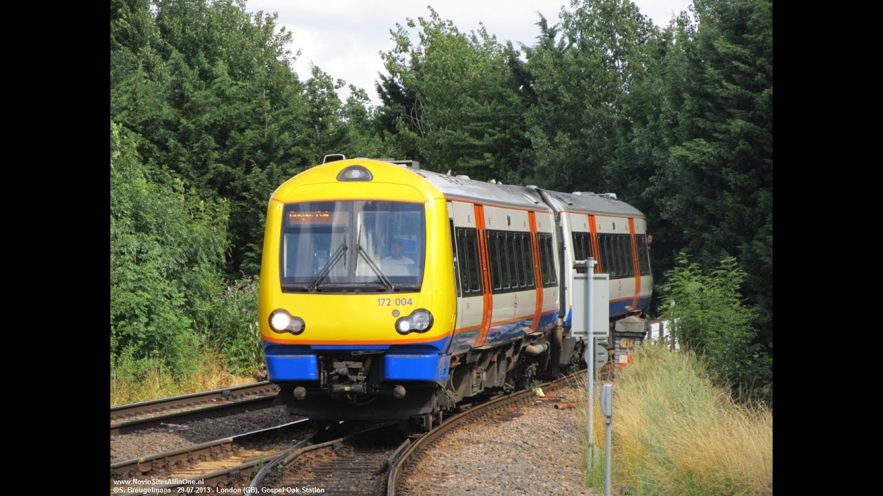 London Overground 172 002 departs @ Gospel Oak, London (GB) 29-07-2013 ...