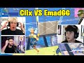 Clix and SypherSK 2v2 TOXIC Fights VS Bugha &amp; EmadGG!