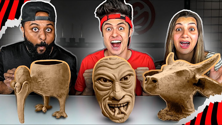 QUEM FIZER A MELHOR ESCULTURA DE ARGILA, VENCE! - Desafio