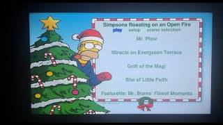 Christmas With The Simpsons Uk Dvd Opening