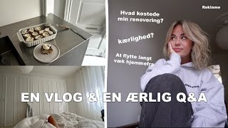 VLOG; Hvad min renovering kostede, mit kærlighedsliv & det at flytte langt væk