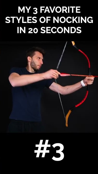 BEST and FAST Archery Nocking Styles in 20 seconds! #short - YouTube