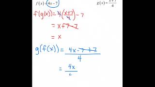 College Algebra 2.7 - Inverse Functions