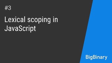Lexical scoping in JavaScript