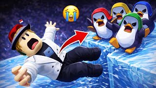 THEY PUSHED ME OFF THE MAP! 😱 Angry Penguins in Roblox Knockout  screenshot 2