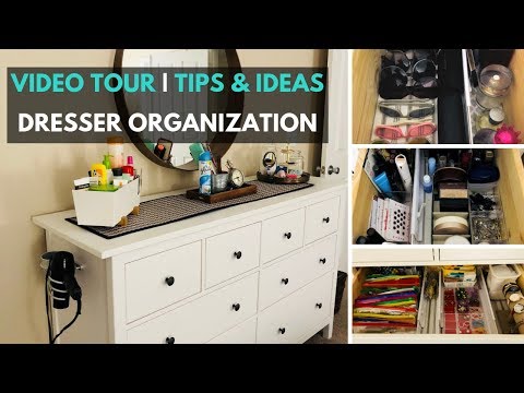 My Ikea Dresser Organization Tour Ideas Hacks Youtube