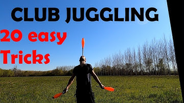 Club Juggling Tutorial - 20 easy Tricks