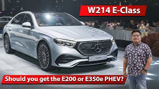 2024 W214 Mercedes-Benz E-Cl In Malaysia - E200 And E350E In Detail