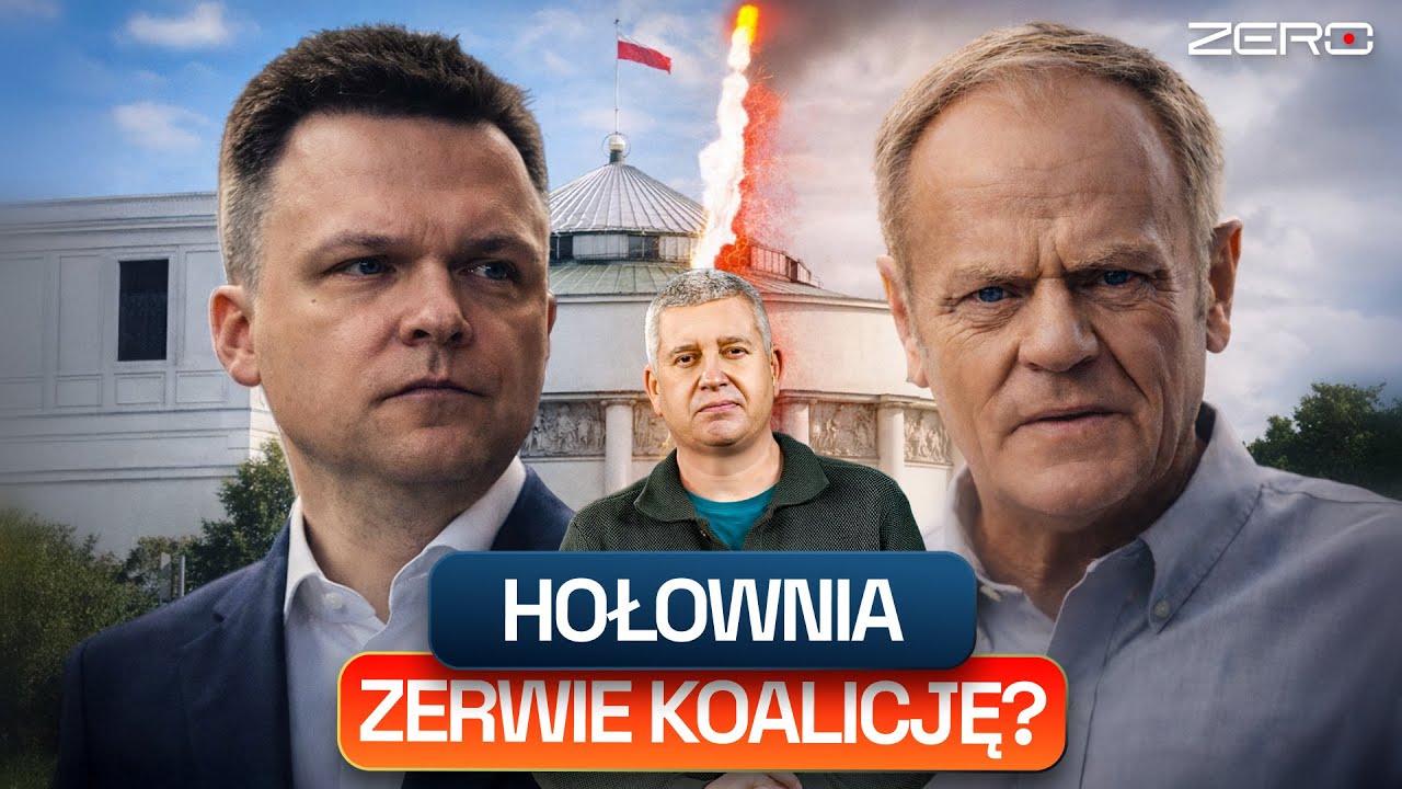 SZANTAŻ HOŁOWNI? GIERKI Z TUSKIEM