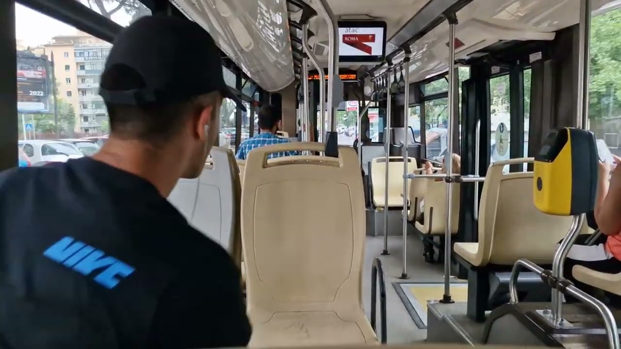 Iveco Urbanway 12 (Cursor 9 €6 + ZF) | Some Kickdown | ATAC Roma n.3386