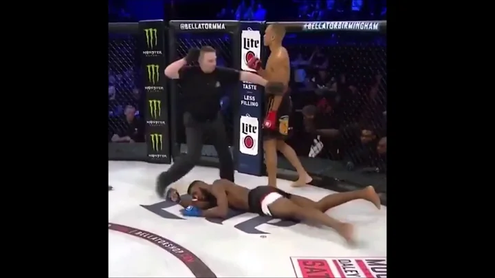 Raymond Daniels Knocks Out Wilker Barros with Pirouette Power Stone Punch