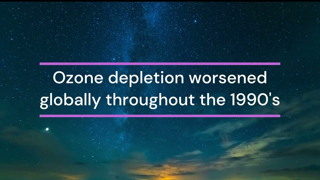 How the hole in the ozone layer was discovered and what the cause was.