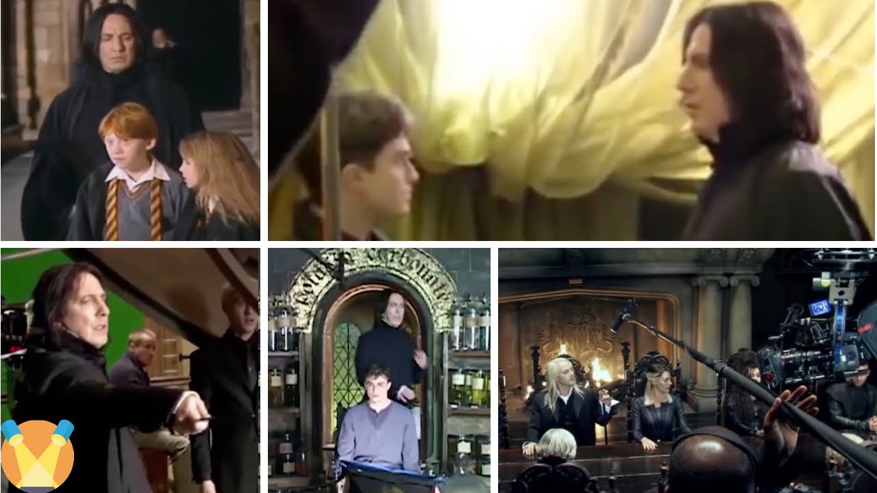 Alan Rickman Behind the Scenes of Harry Potter - Best Compilation