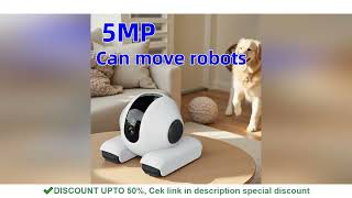 Real Time 1080P WiFi Pet Camera With Treaded Wheel Remote Monitoring For Home