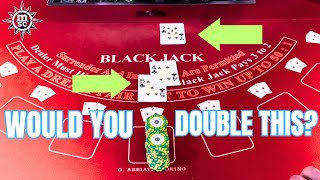 🔵BLACKJACK - PLAYING EVERY SPOT AND A HUGE 1000 DOUBLE!
