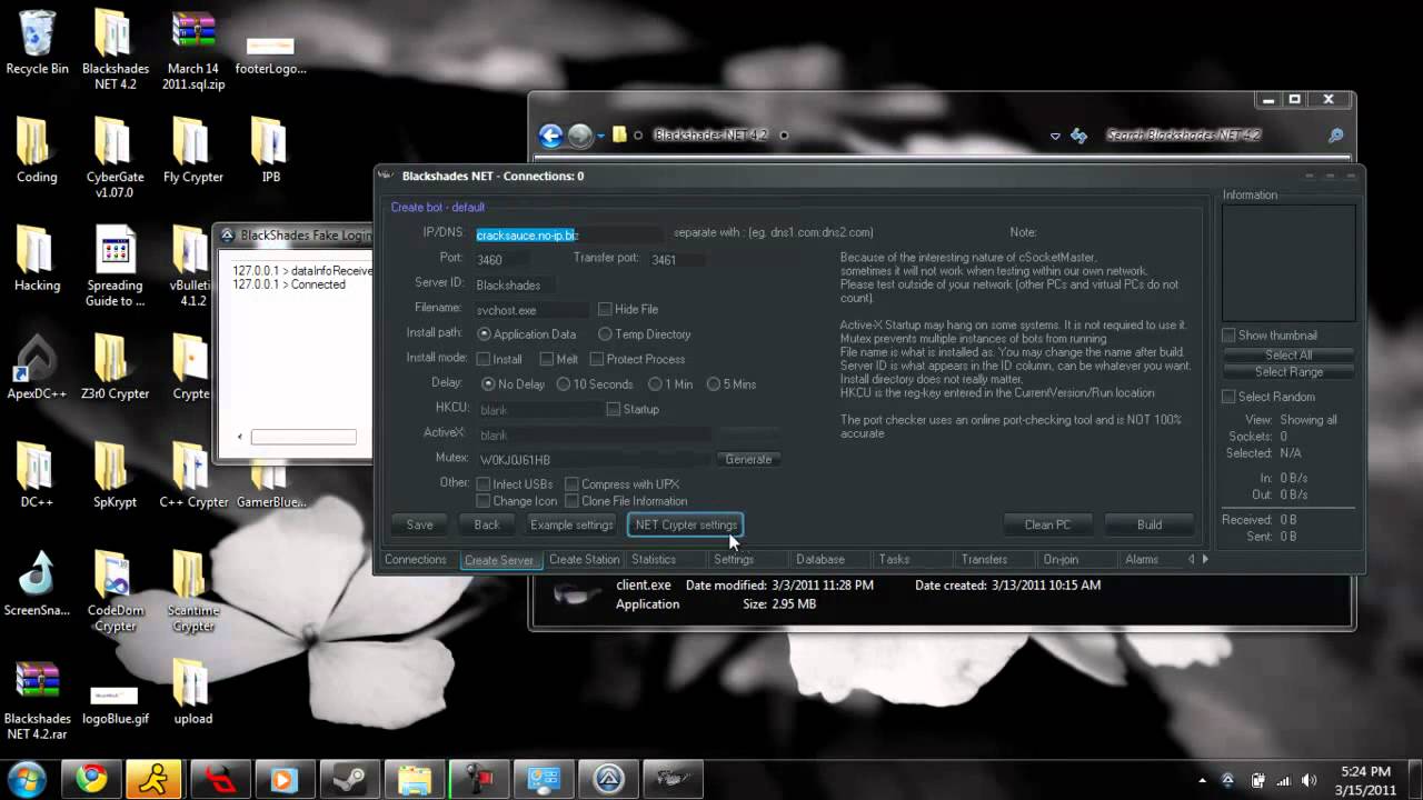 (TuT) Blackshades 4.8 working runescape hacking