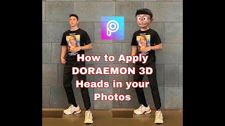 How to apply Doraemon 3D Heads in your Picture using Picsart app! screenshot 1